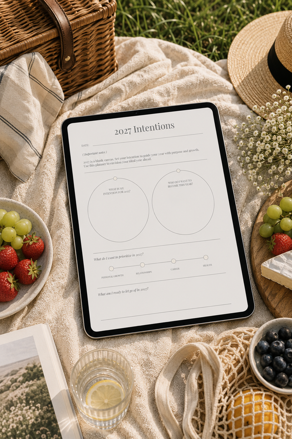 2027 Intentions Planner