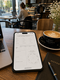 GoldenThreadsCo Goal Setting Planner